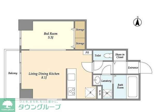 リテラス森下の物件間取画像